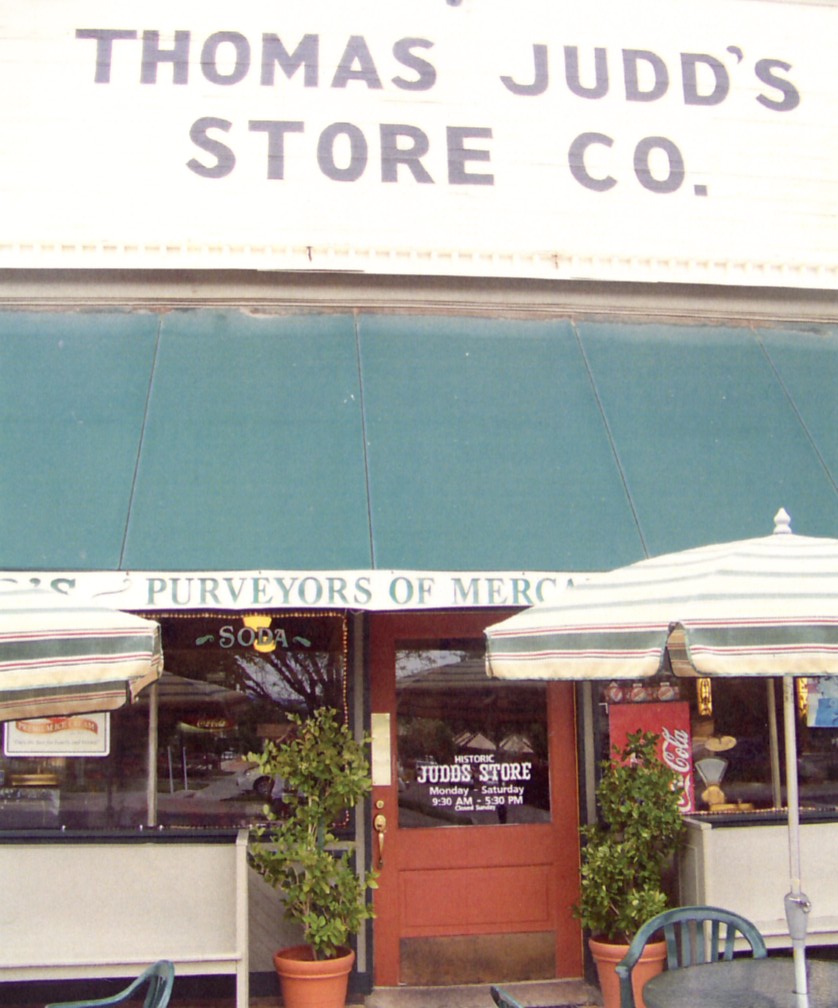 Front center of the Thomas Judd's Store
