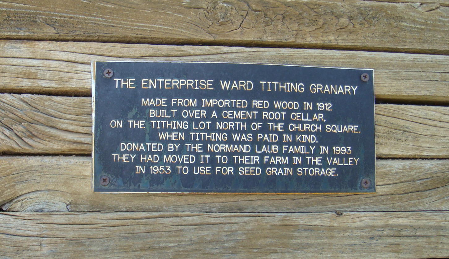 Enterprise Ward Tithing Granary