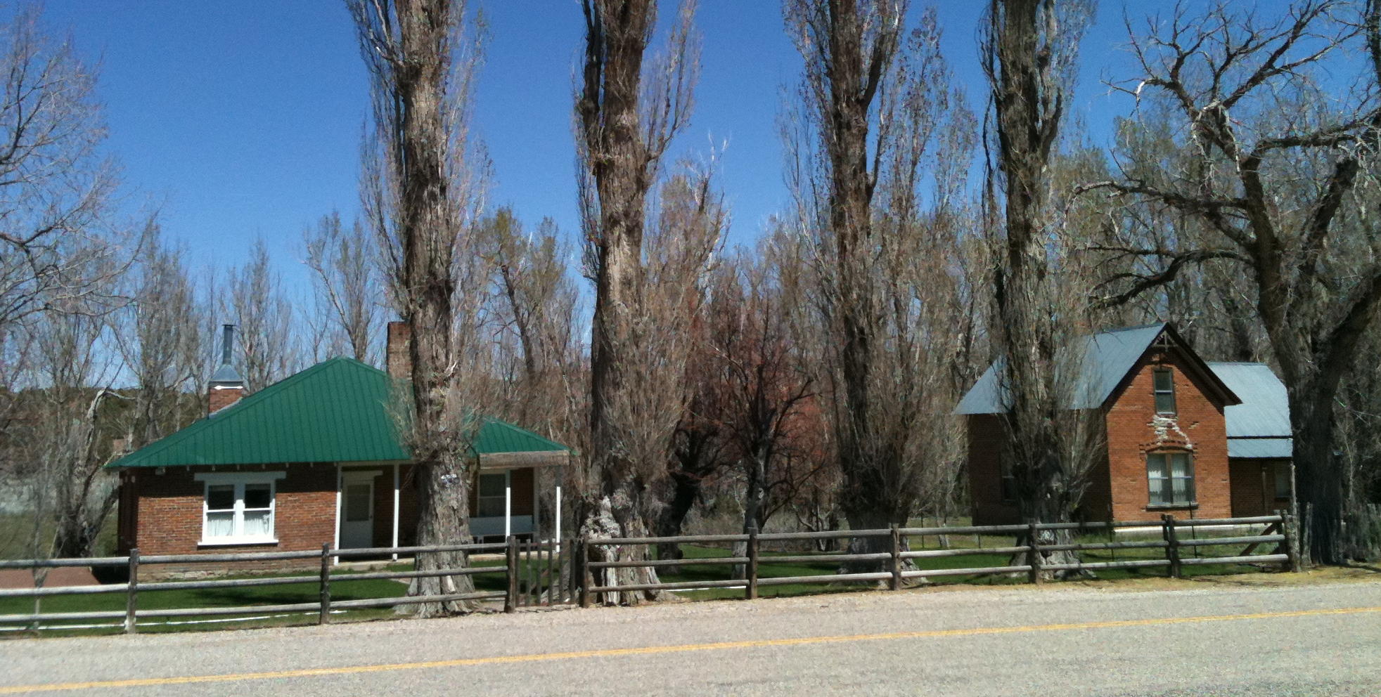 Two houses on the Terry Ranch