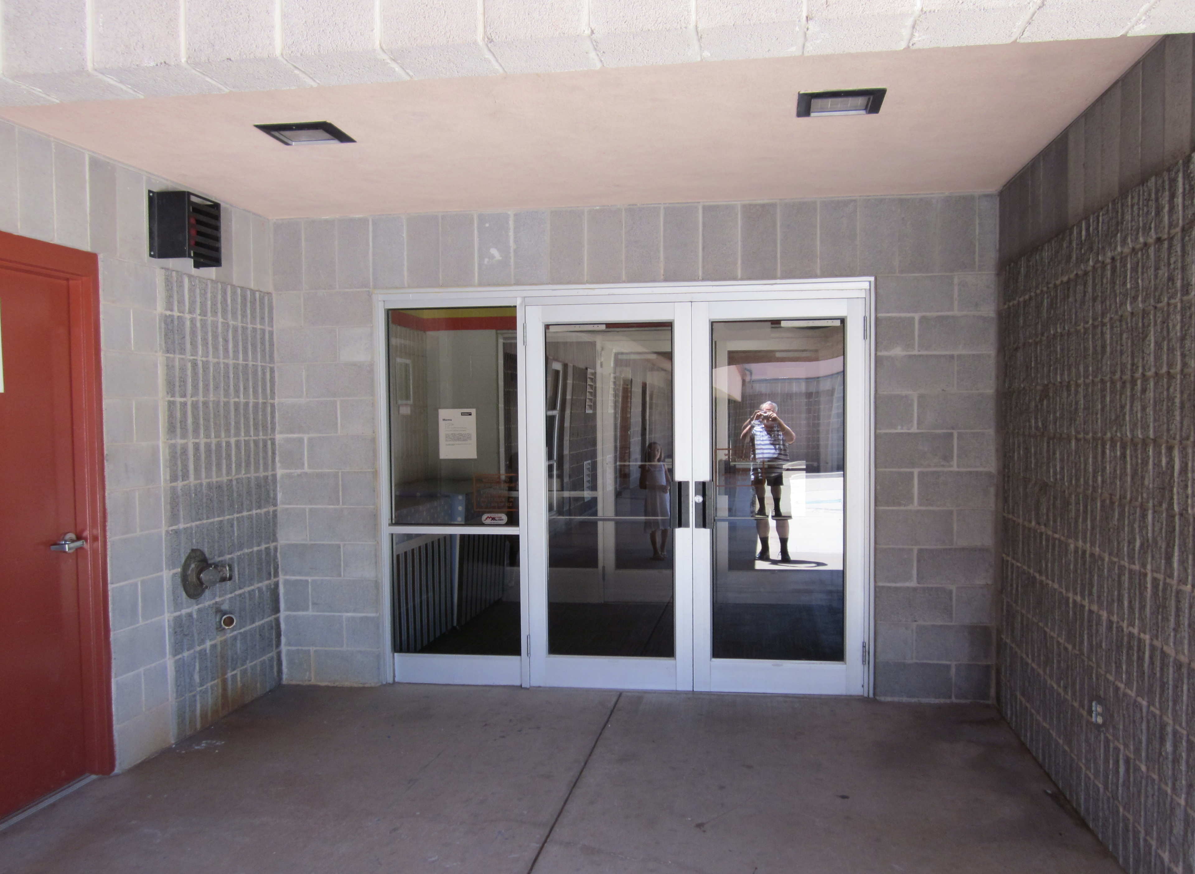Entrance at the Sunset Elementary School