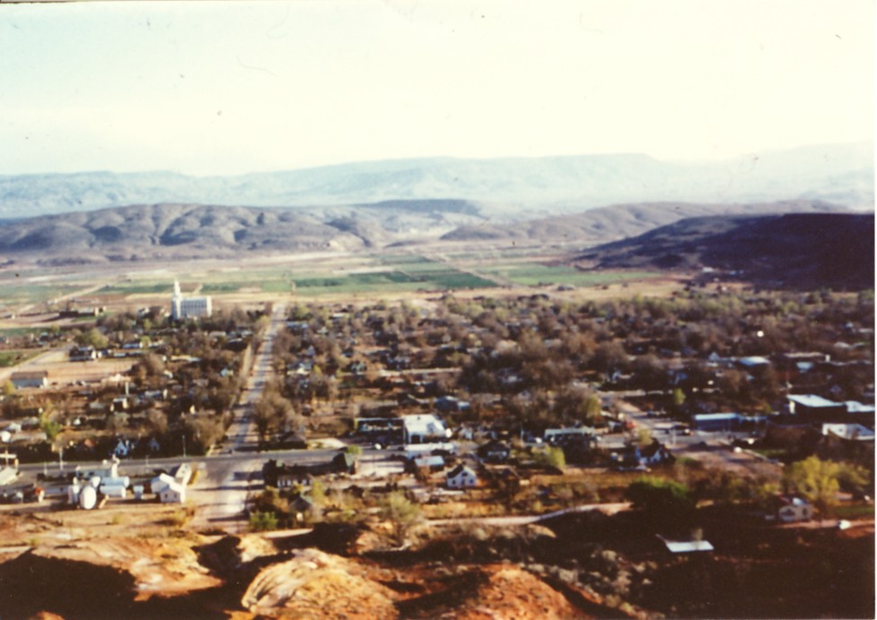 St. George looking south from the Red Hill