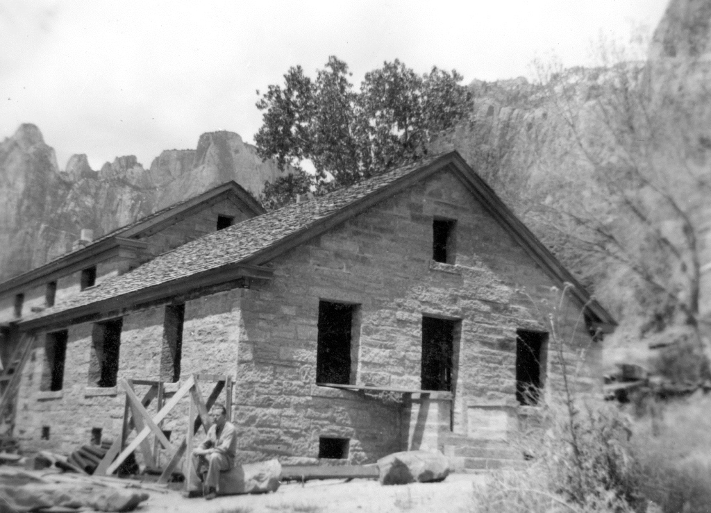 WCHS-01059 Ranger dorm at Zion NP built by the CCC