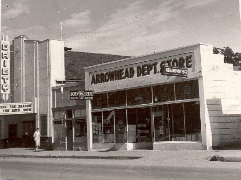 Front of the Arrowhead Department Store