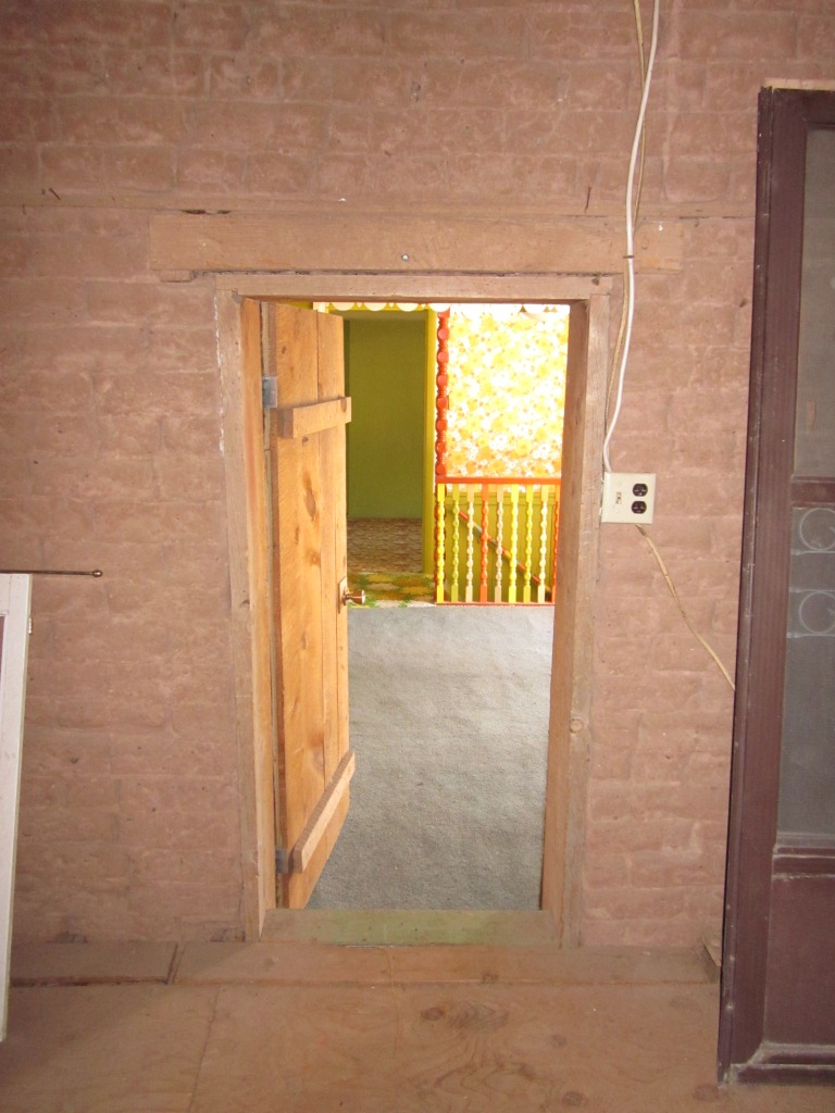 WCHS-01144 Door between the sections of the upstairs in the John Stucki home