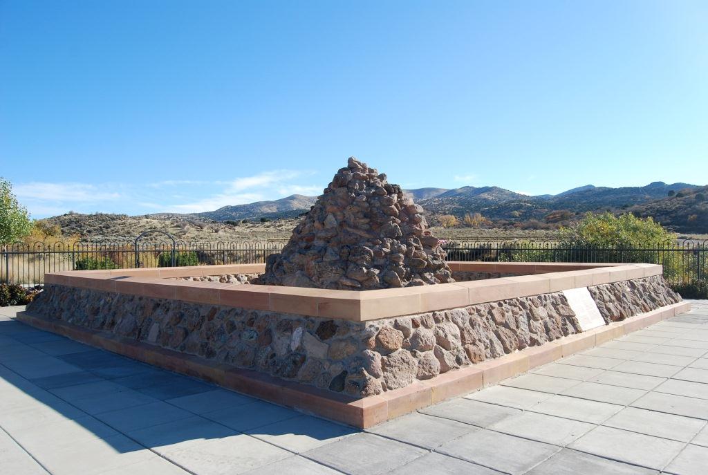 Monument at the site of the Mountain Meadows Massacre