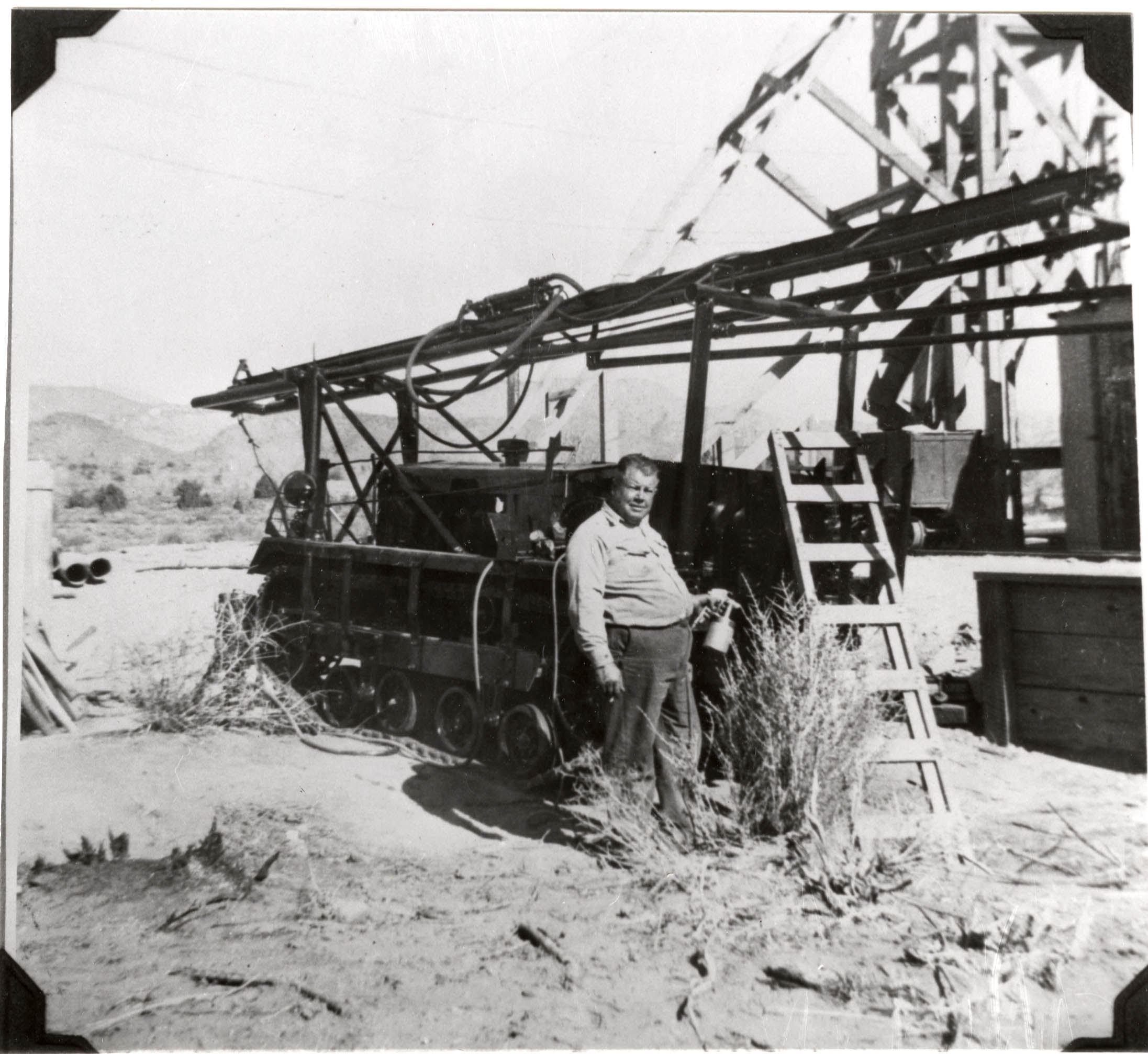 Frank Eager's Western Drilling Rig