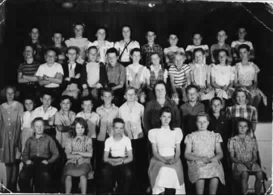 Mrs. Seegmiller's 1947-1948 5th grade class at St. George Elementary School