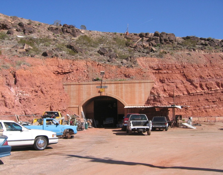 South end of the Bigelow Tunnel