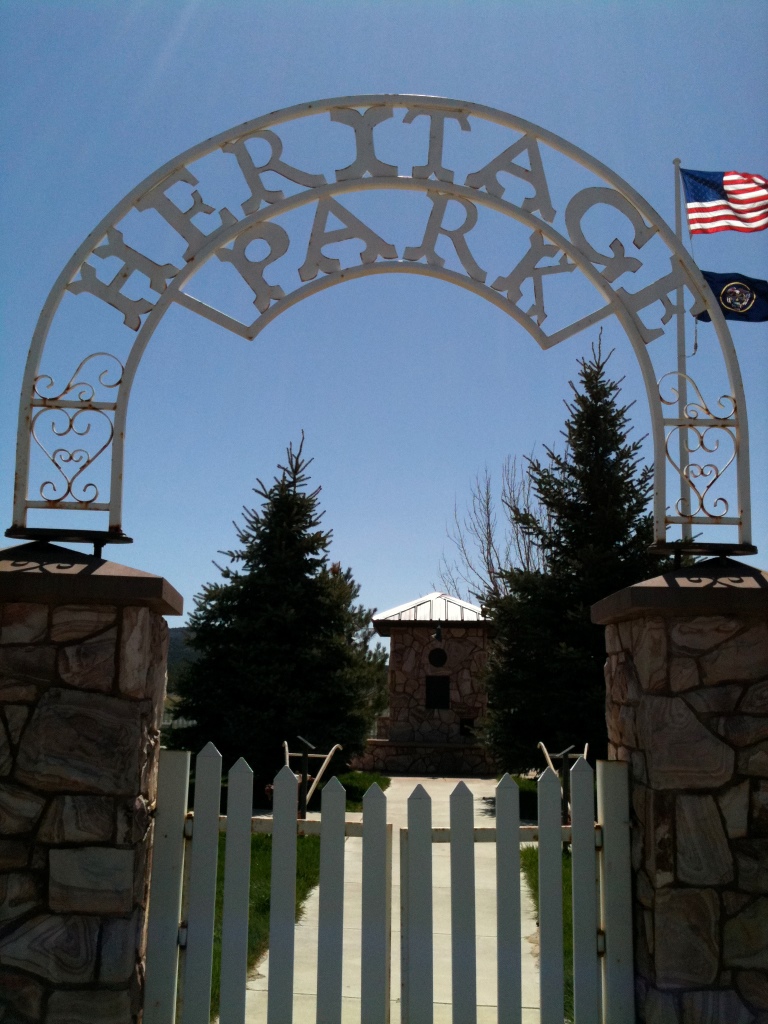 Front gate at the Thomas Sirls Terry Family Heritage Park