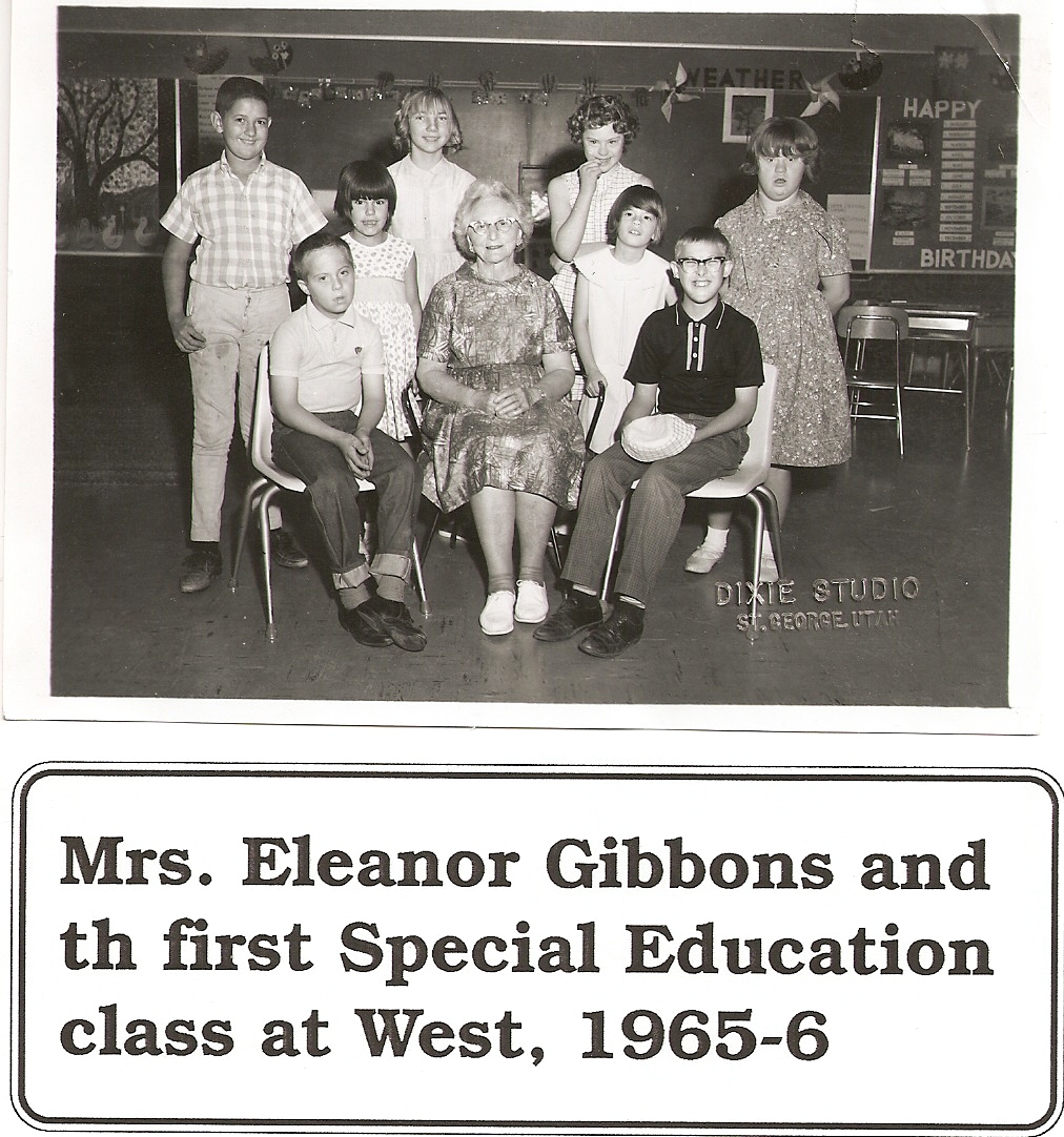 Mrs. Eleanor Gibbons' 1965-1966 special education class