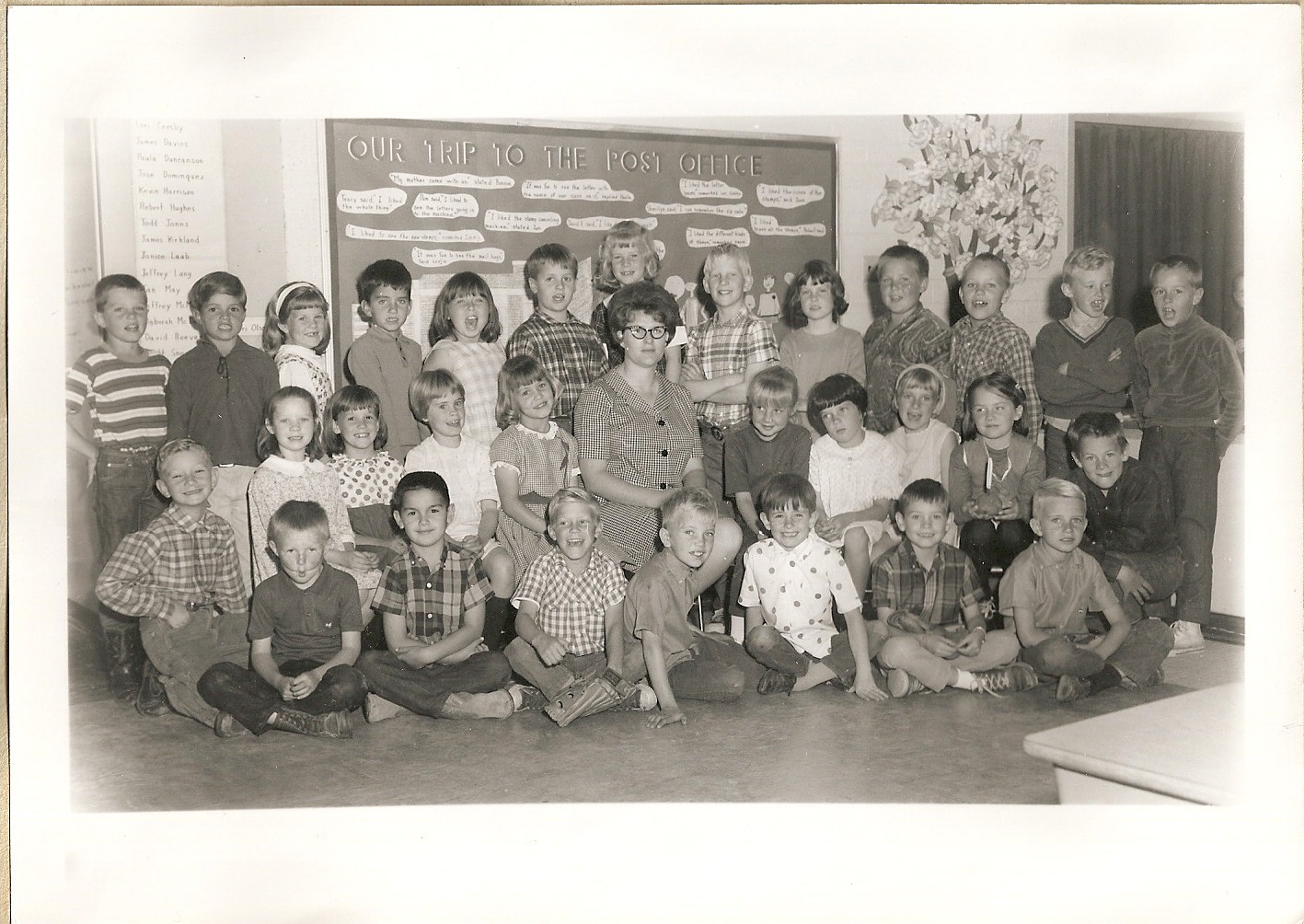 Ms. Daniels' 1966-1967 second grade class