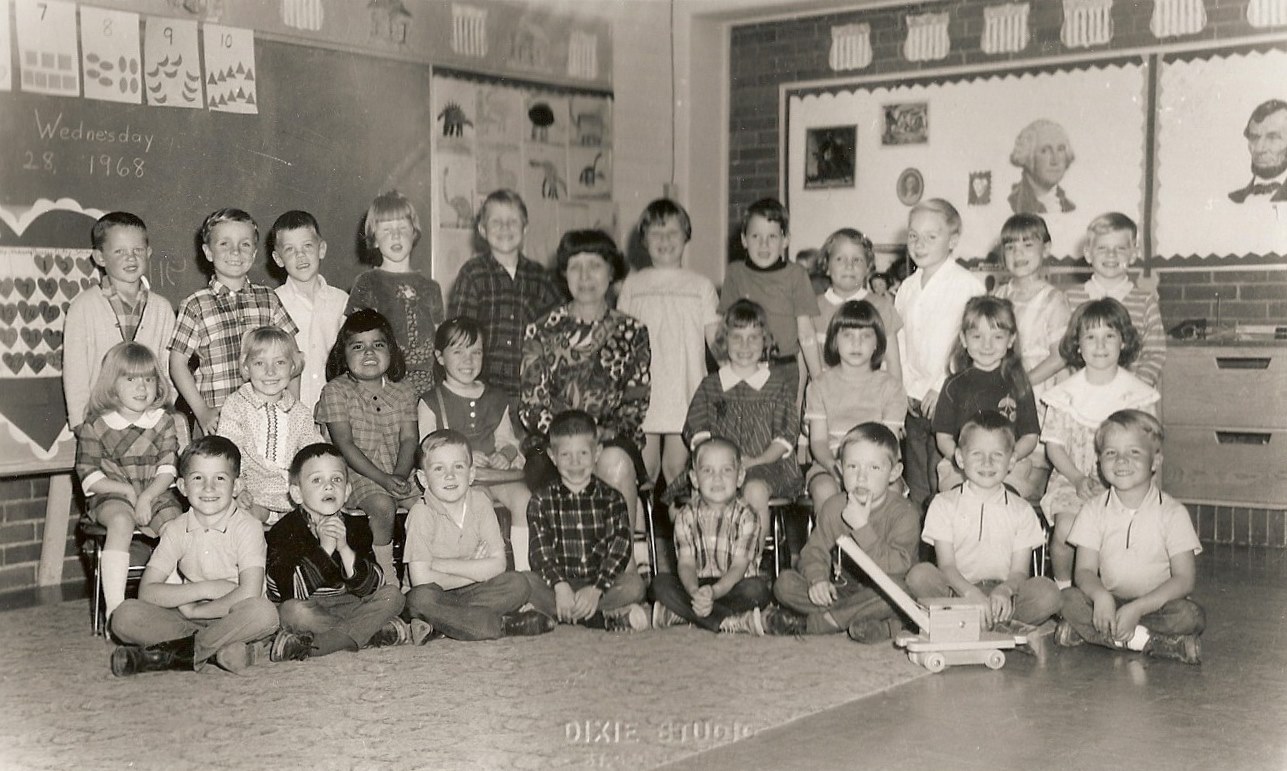 Mrs. Hazel Fawson's 1967-1968 kindergarten (PM) class