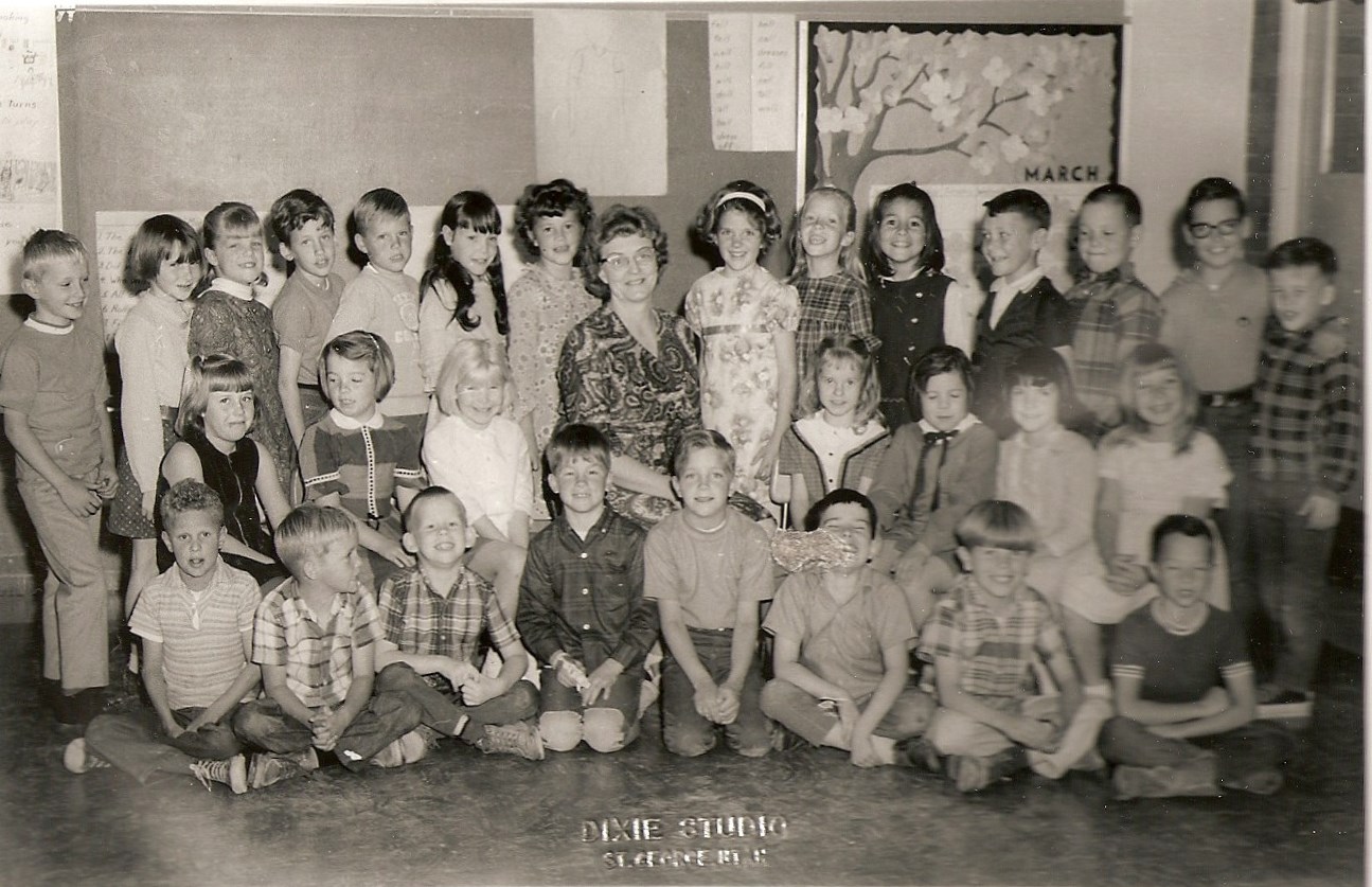 Mrs. Hughes' 1967-1968 second grade class