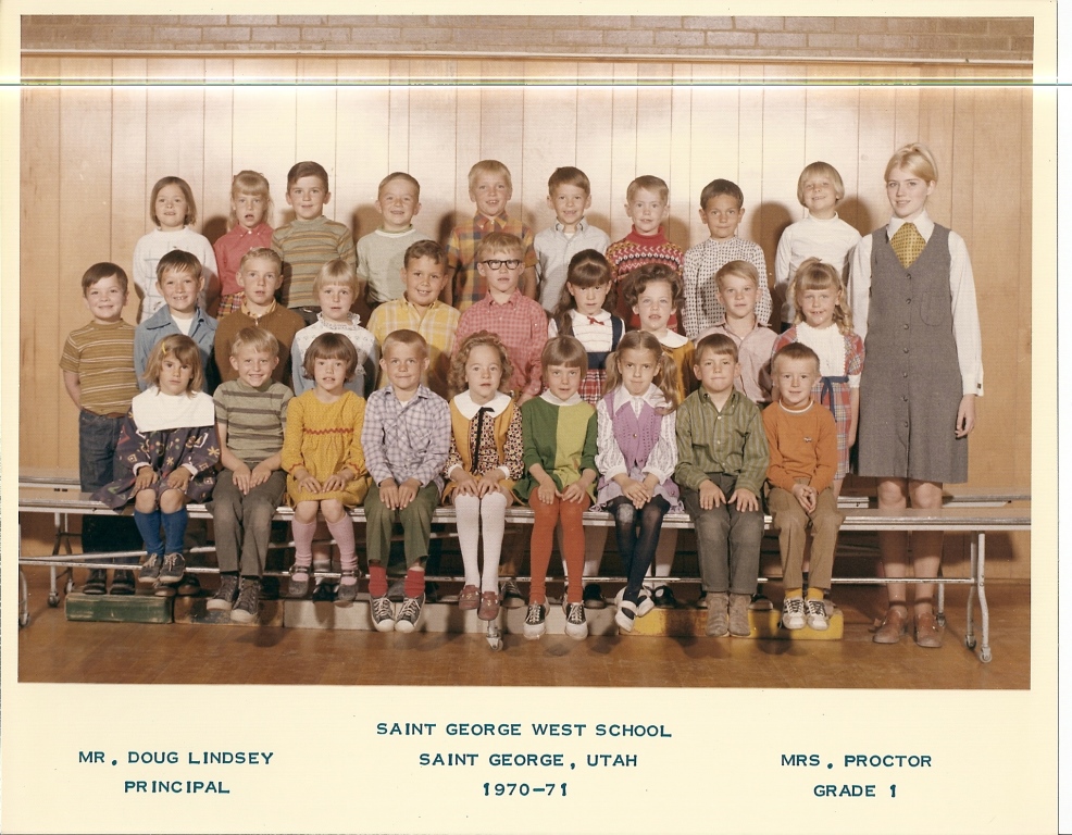 Mrs. Proctor's 1970-1971 first grade class