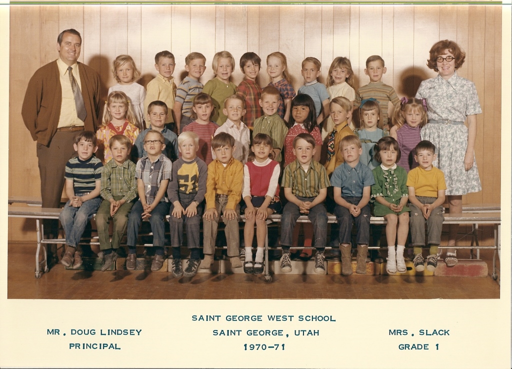 Mrs. Beatrice Slack's 1970-1971 first grade class