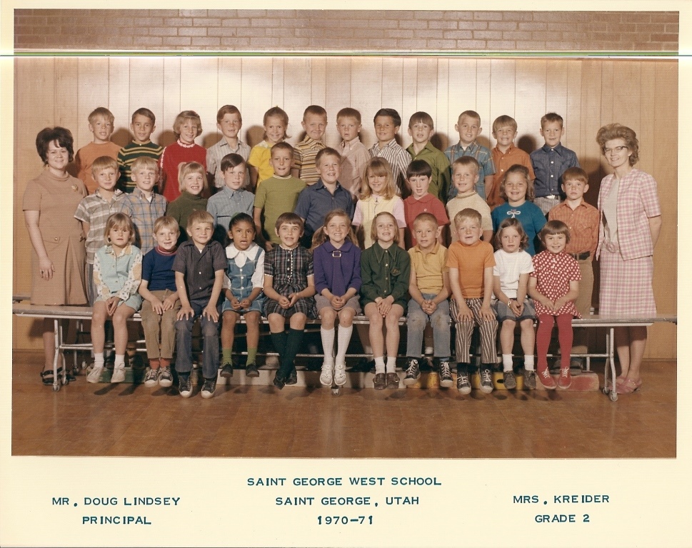 Mrs. Kreider's 1970-1971 second grade class
