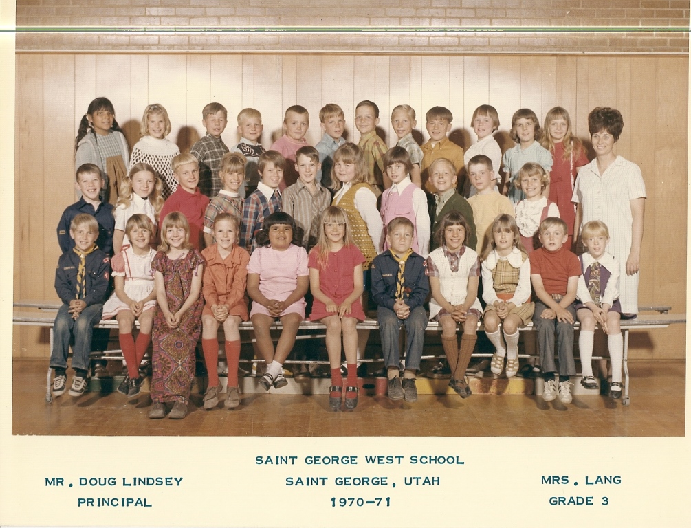 Mrs. Carma Lang's 1970-1971 third grade class