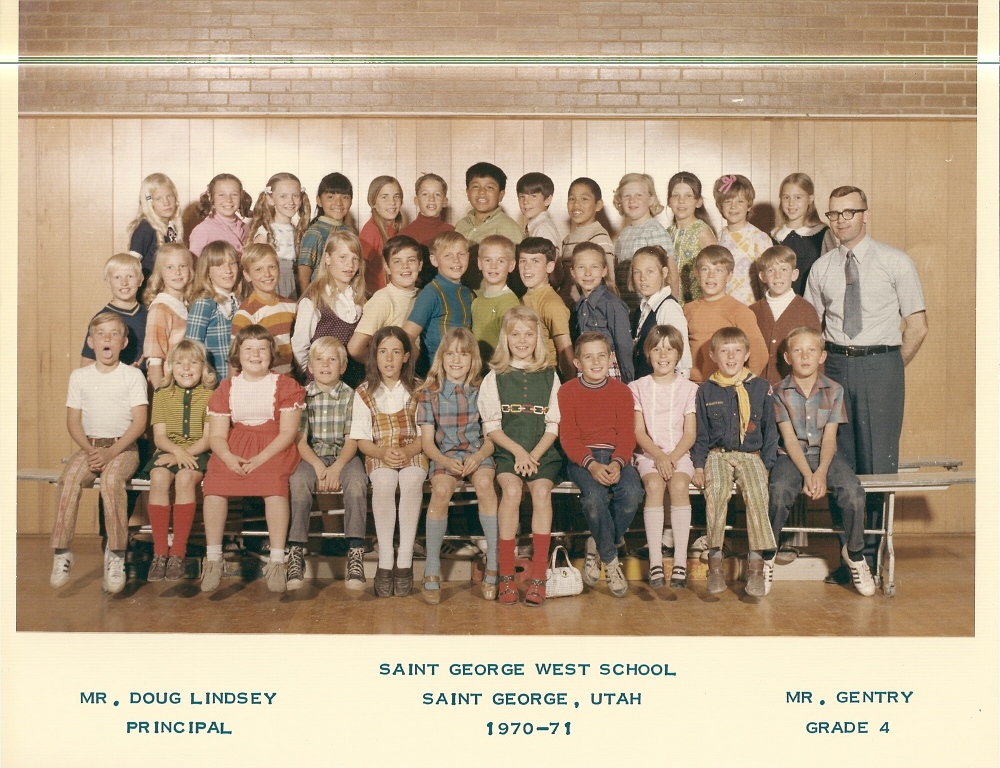 Mr. Raymond C. Gentry's 1970-1971 fourth grade class