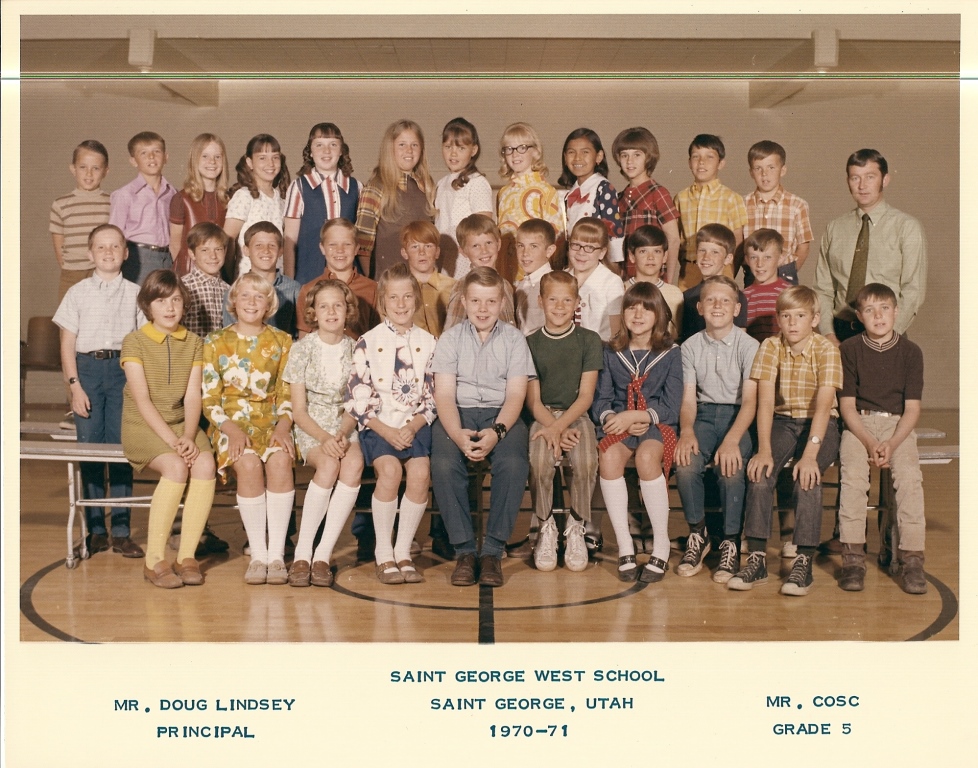 Mr. Cosc's 1970-1971 fifth grade class
