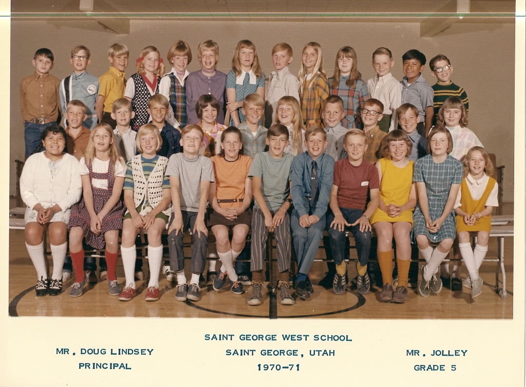 Mr. Kenneth S. Jolley's 1970-1971 fifth grade class
