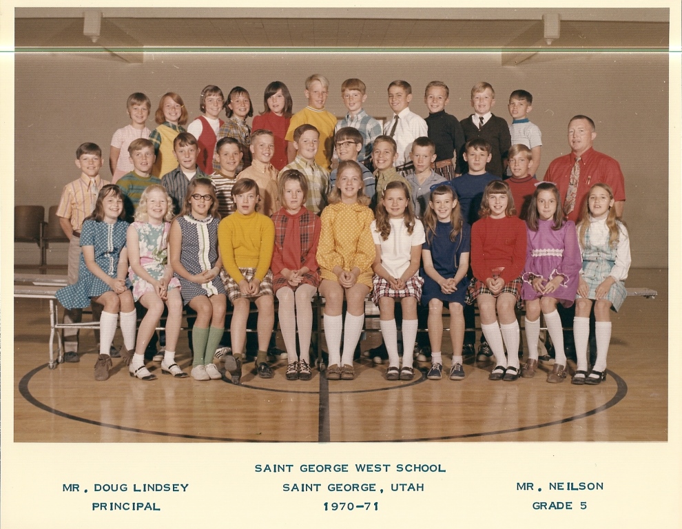 Mr. Fred A. Neilson's 1970-1971 fifth grade class