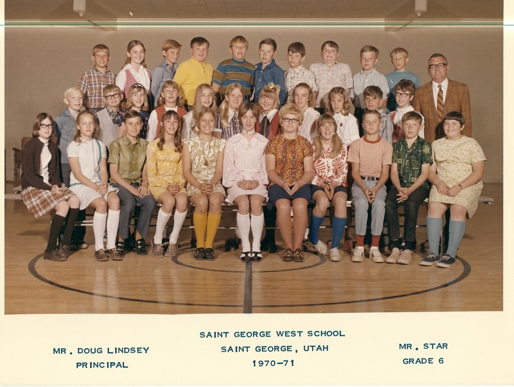 Mr. Star's 1970-1971 sixth grade class