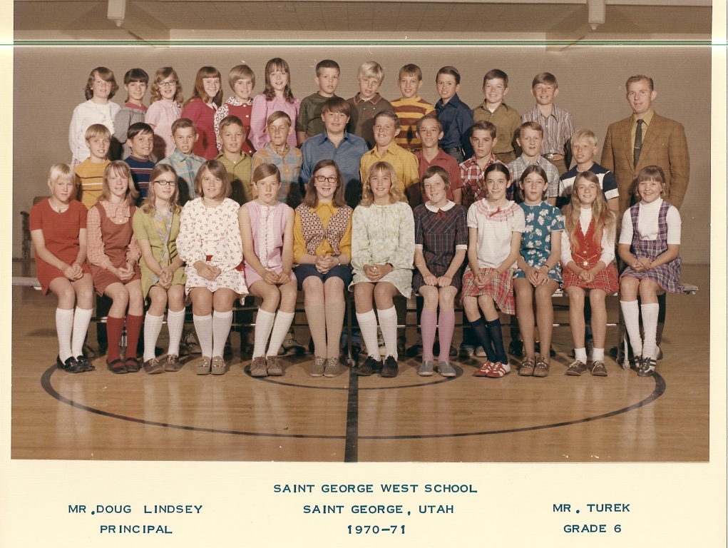 Mr. Turek's 1970-1971 sixth grade class