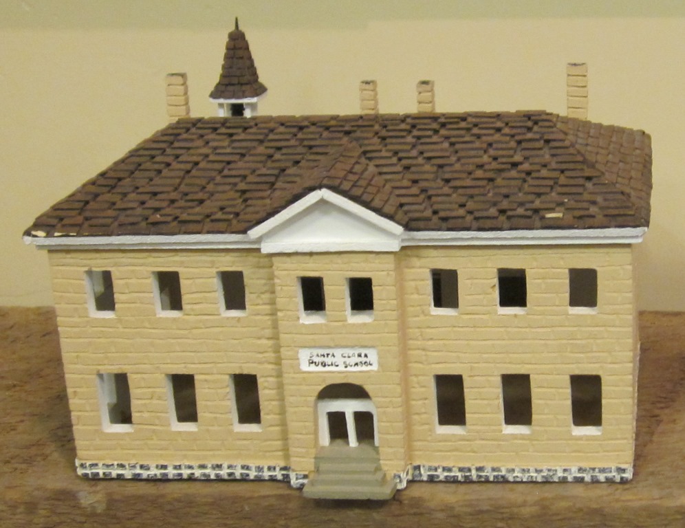 Model of the old Santa Clara School