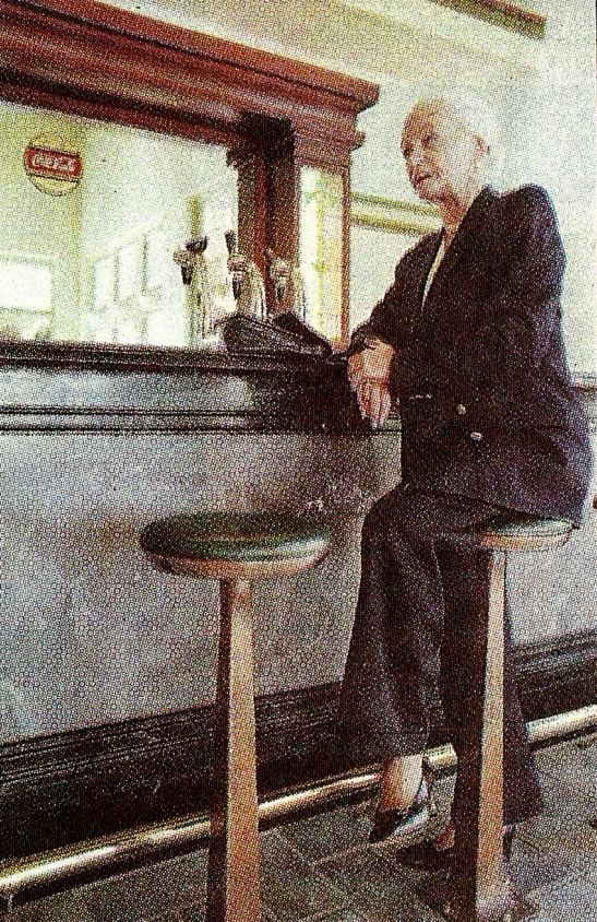 Barbara Watson at the Dixie Drug soda fountain