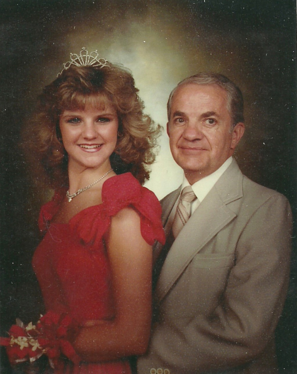 1984 'D' Queen, Tracy Watson and her uncle, Dan Watson