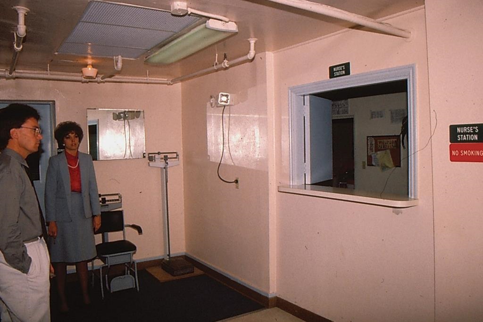 Nursing station at the McGregor Hospital