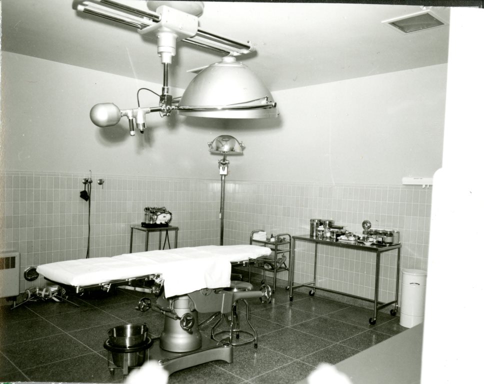 Operating room in the Dixie Pioneer Memorial Hospital
