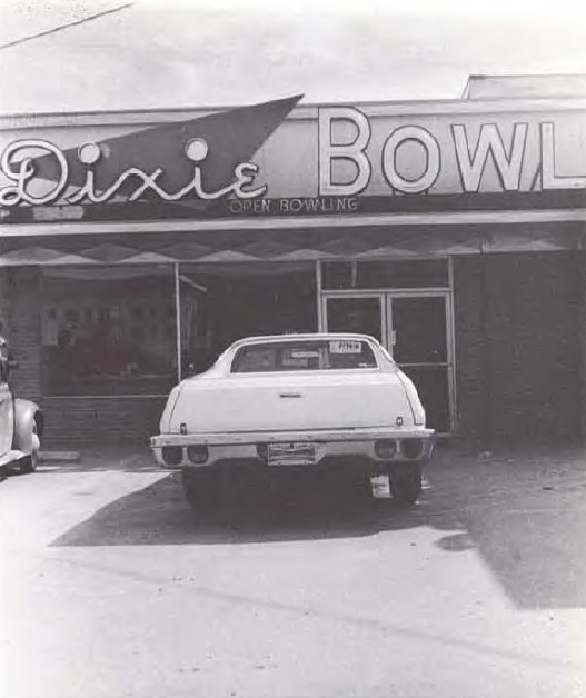 Front of the Dixie Bowl building