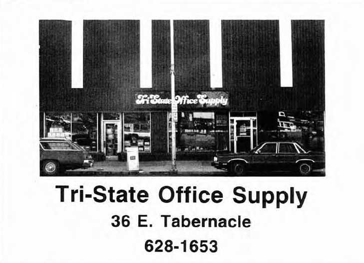 Tri- State Office & Music Supply ad