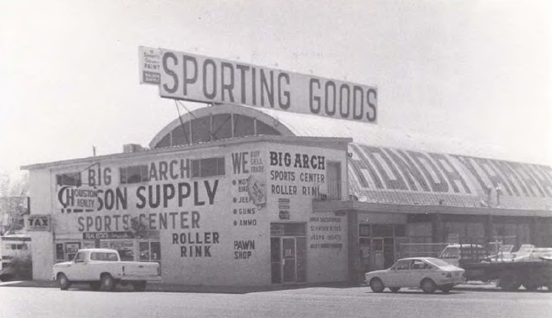 Nelsons Supply Sports Center & Big Arch Roller Rink building