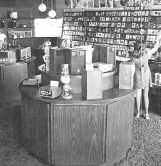 Inside of the Disc & Tape store