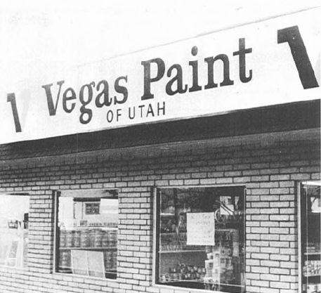 Front of the Vegas Paint Of Utah store
