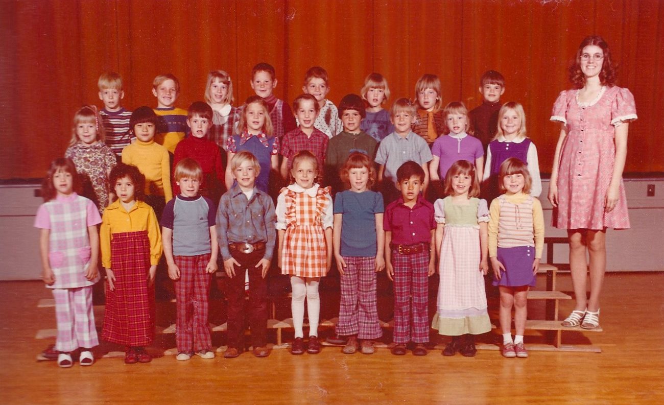 Mrs. Esplin's 1973-1974 first grade class at East Elementary School