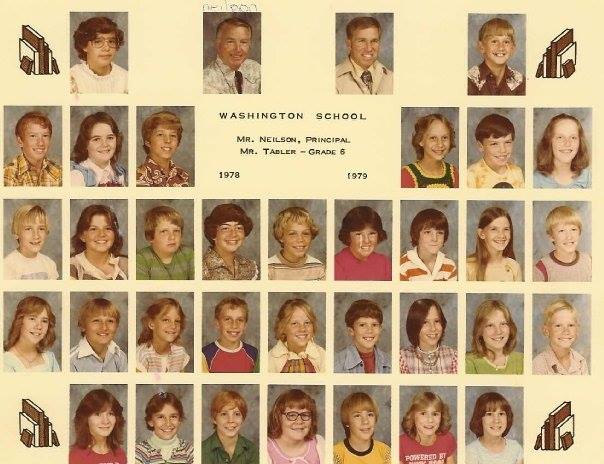 Mr. Tabler's 1978-1979 sixth grade class at the Washington School