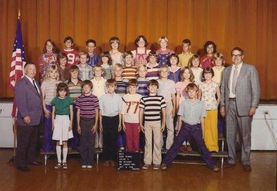 Mr. Neilson's 1977-1978 fifth grade class at West Elementary School