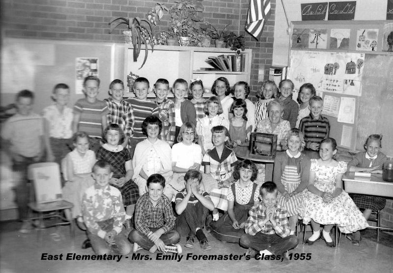 Mrs. Emily Foremaster's 1955-1956 fourth grade class at East Elementary School