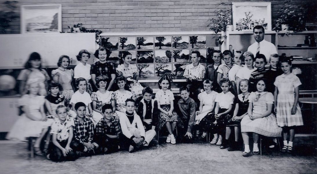 Mr. Owen Hughes' 1955-1956 fifth grade class at East Elementary School