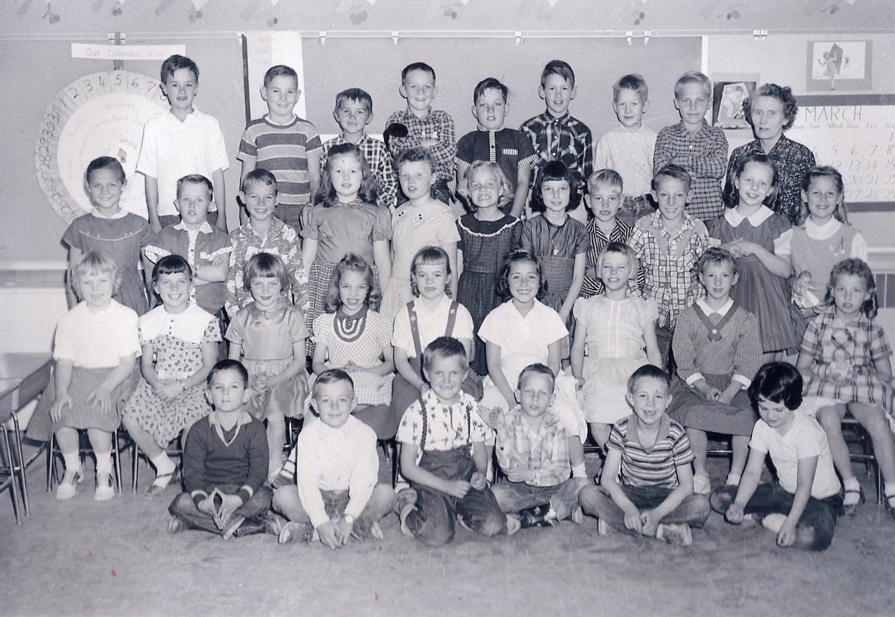 Miss Wilson's 1957-1958 second grade class at East Elementary School