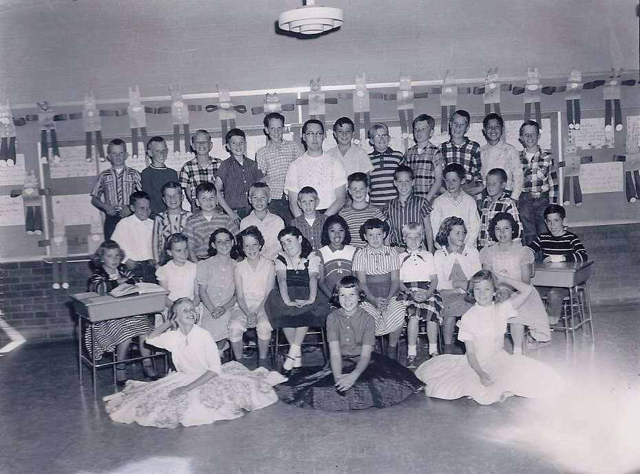 Mr. Ivan Atkin's 1958-1959 fourth grade class at East Elementary School