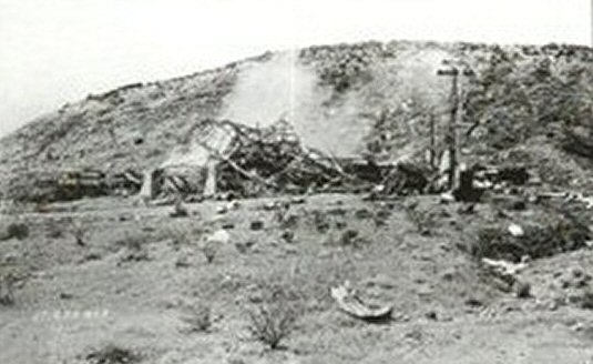 Oil well after the 3/6/1935 explosion