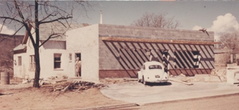 WCHS-02504   The May Flowers building under construction