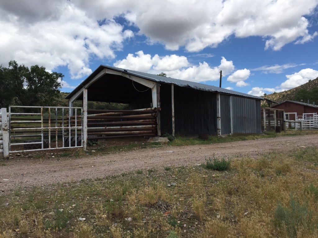 A barn on the DI Ranch