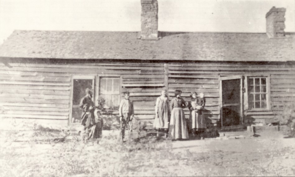 The old clapboard house at the Page Ranch