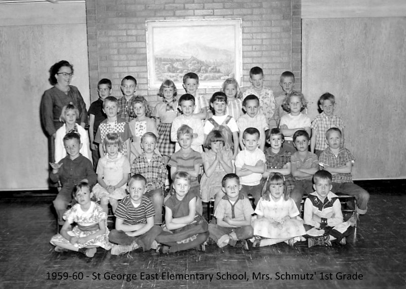 Mrs. Verna H. Schmutz' 1959-1960 first grade class at East Elementary School