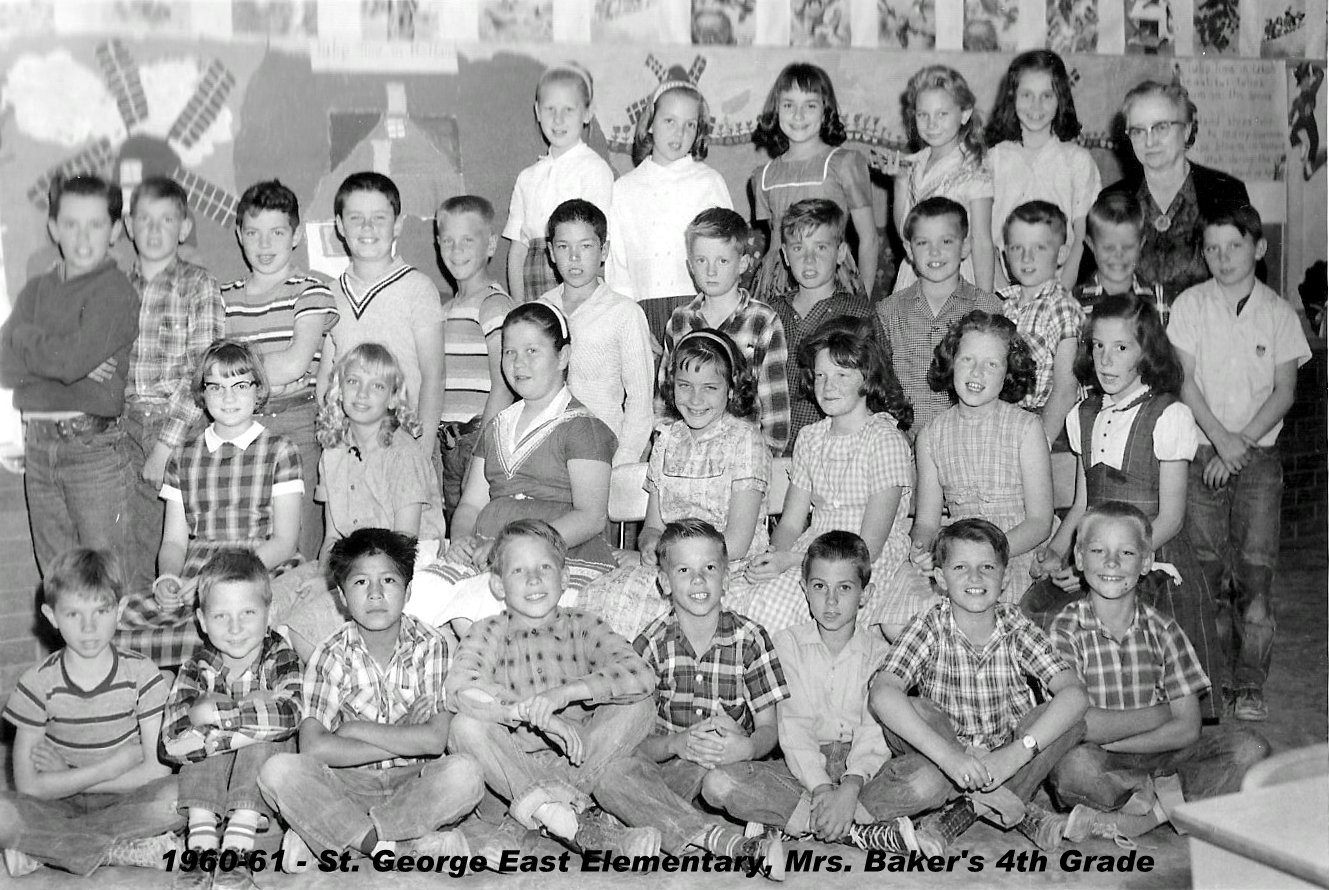 Mrs. Wanda Baker's 1960-1961 fourth grade class at East Elementary School